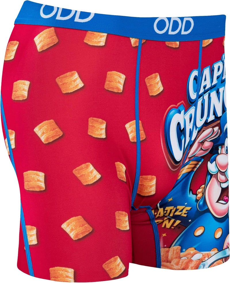 Odd Sox Cap'n Crunch Cereal Boxer Brief for Men, Fun Cool Breakfast Character Prints - Image 3